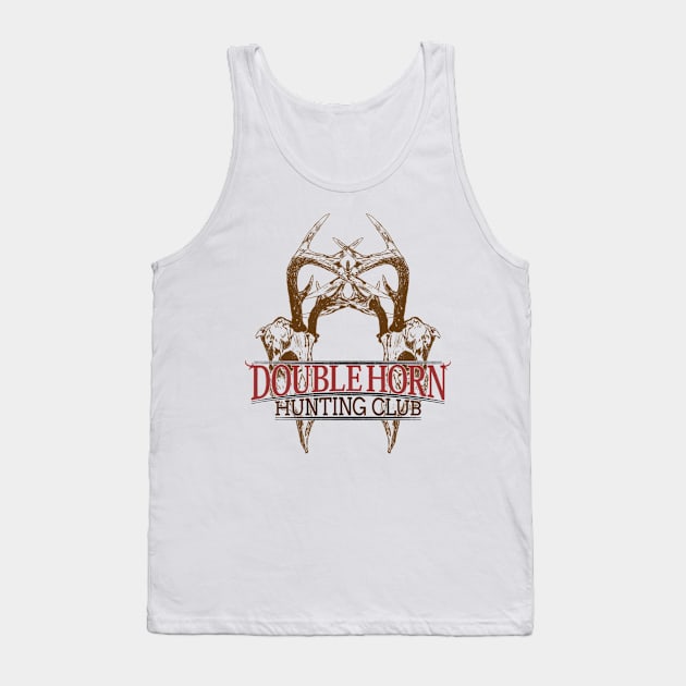 Double Horn Hunting club Tank Top by HibiscusDesign